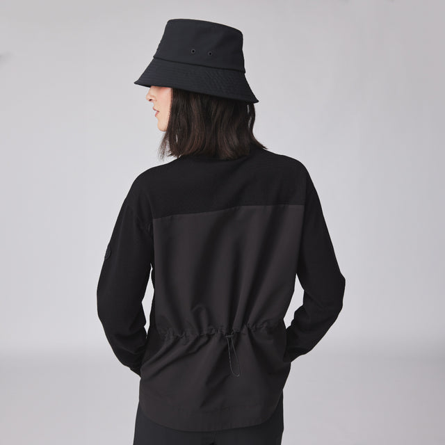 LS Mix Sweater - Black