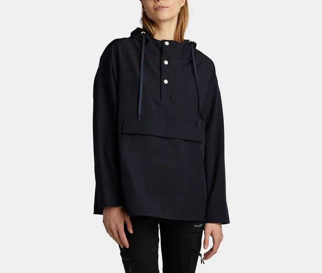 Packable Rain Anorak - Black