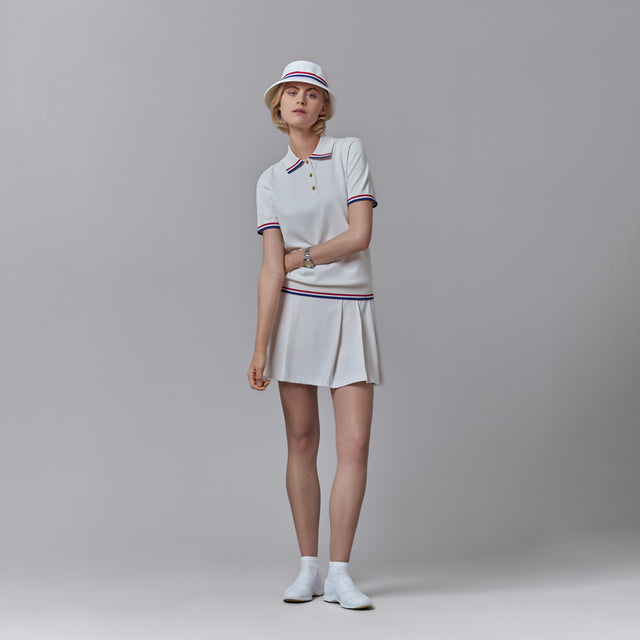 Albatross Polo - White/Red