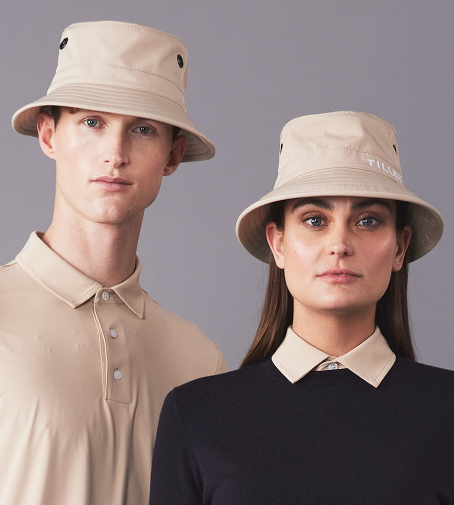 Golf Bucket Hat - Tan