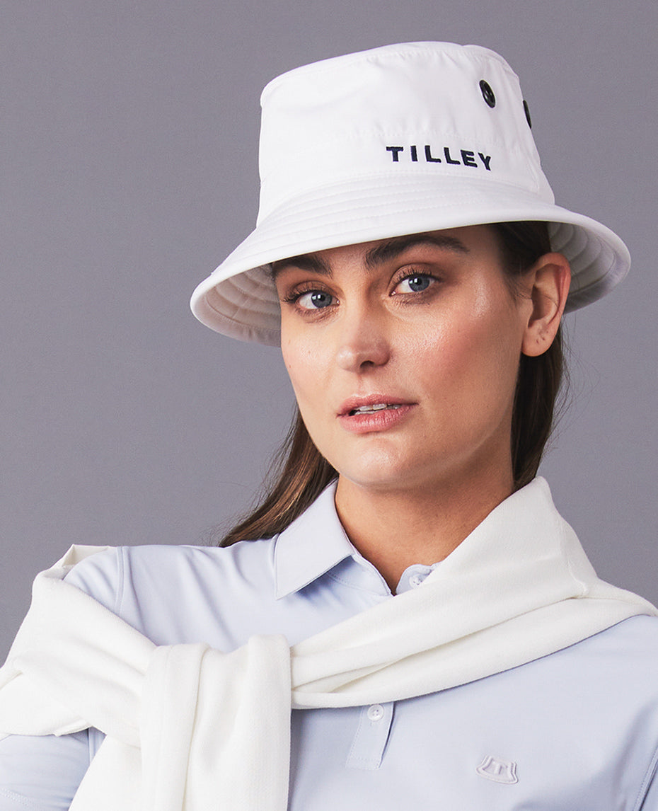 Golf Bucket Hat - White