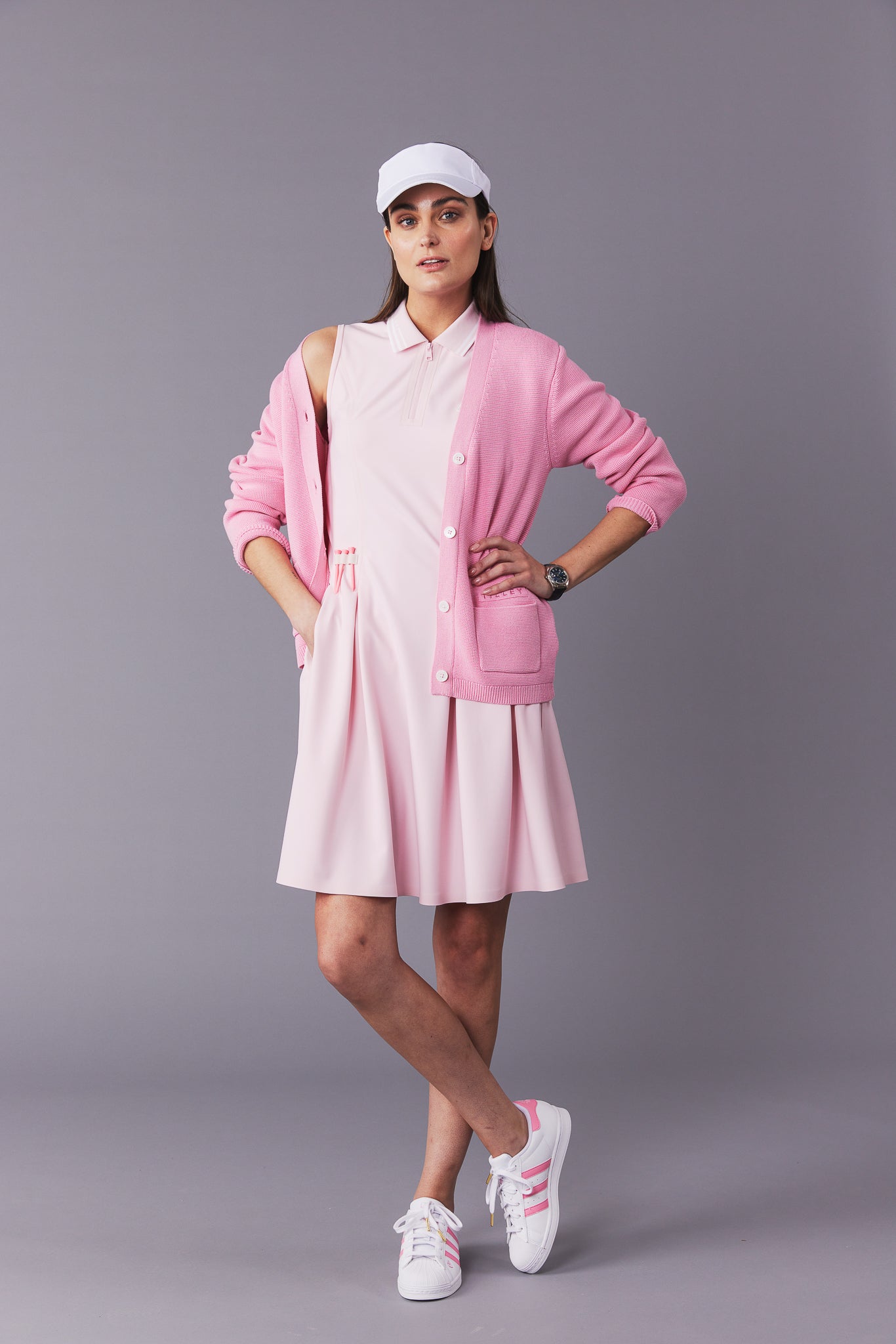 Polo Dress - Pink