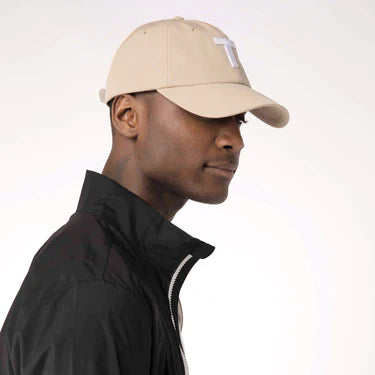 T Logo Golf Cap - Tan