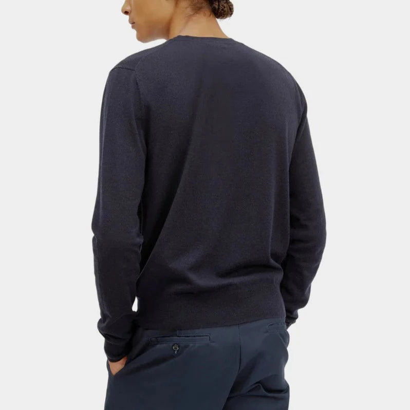 Japanese Merino Sweatshirt - Navy