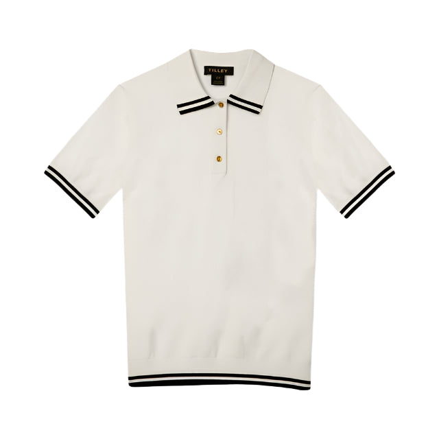 Albatross Polo - White/Black