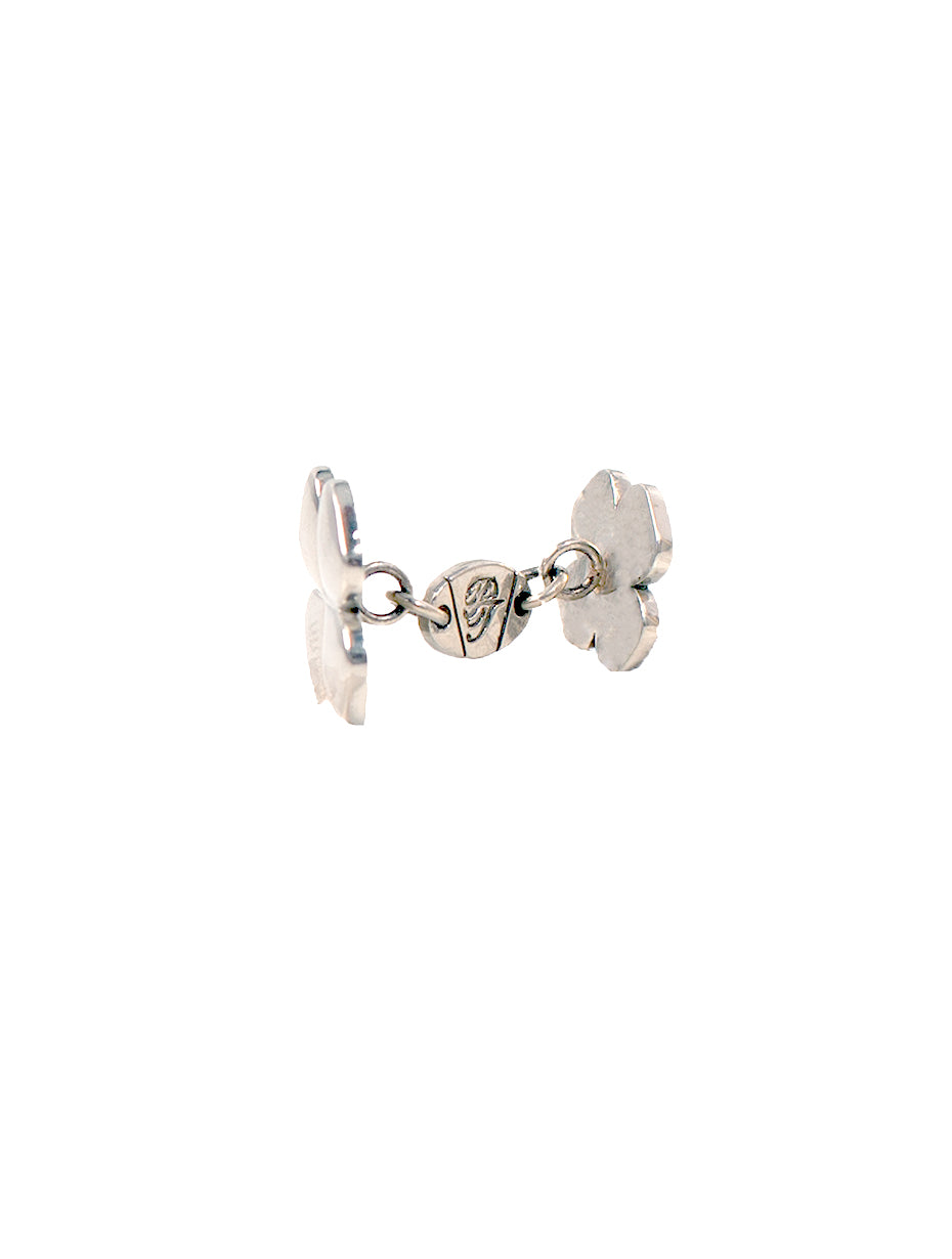 Clover Cufflinks - Silver