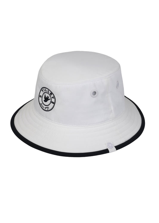 Tilley Crest Bucket - White/Navy