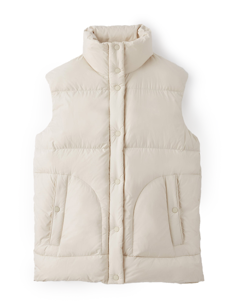 Trail Down Vest - Ecru