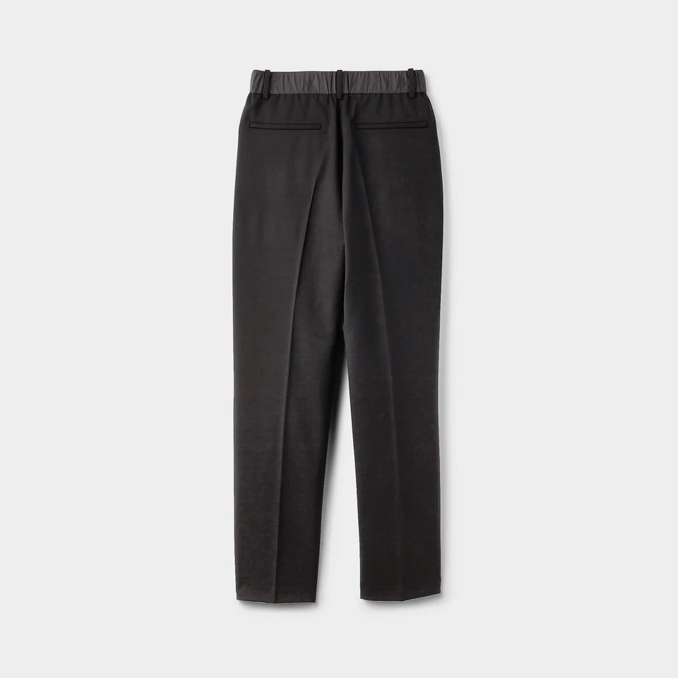 Wool Tech Straight Leg Pant - Black