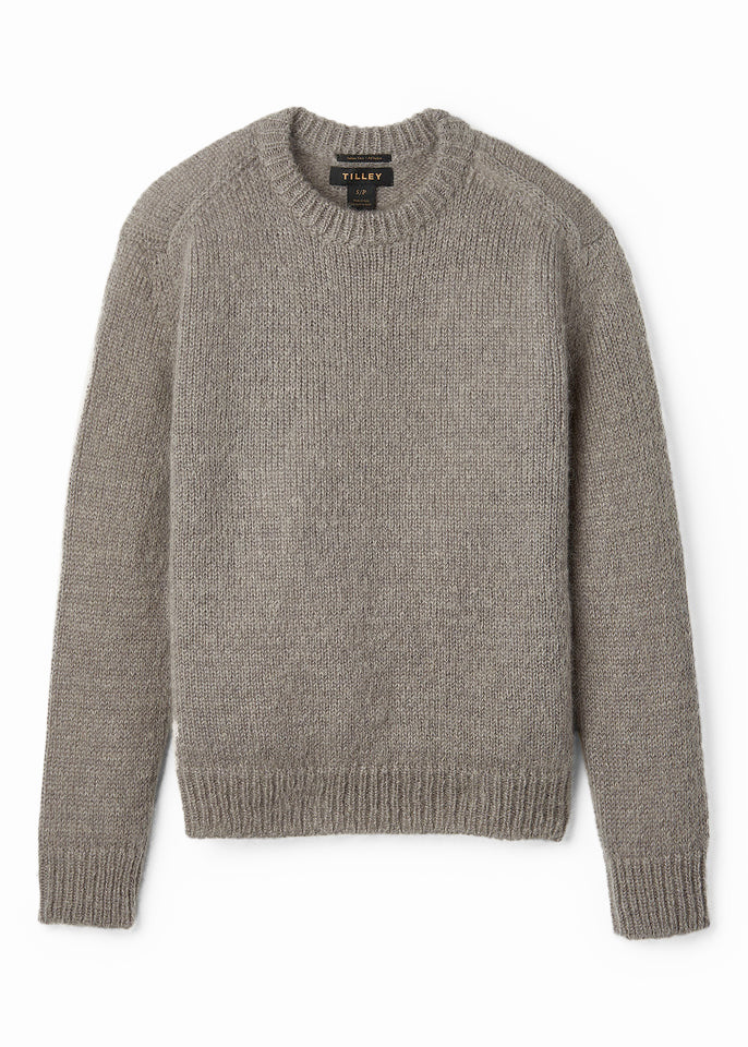 Tilley Italian Mohair Sweater Grey S