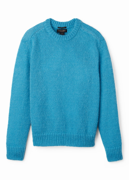 Italian Mohair Sweater - Blue