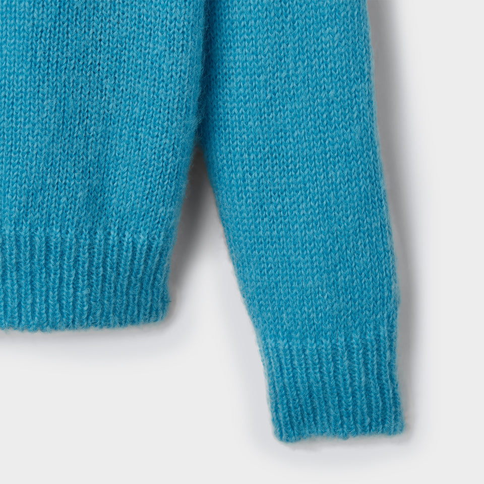 Italian Mohair Sweater - Blue