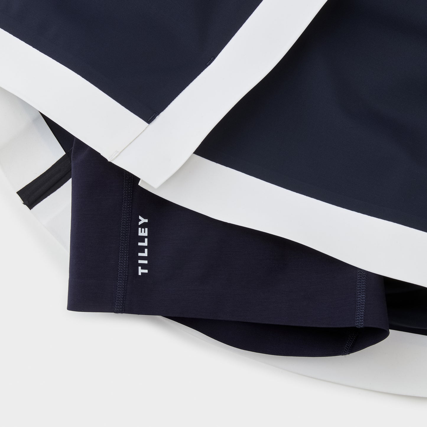 Contrast Stripe Skort - Navy