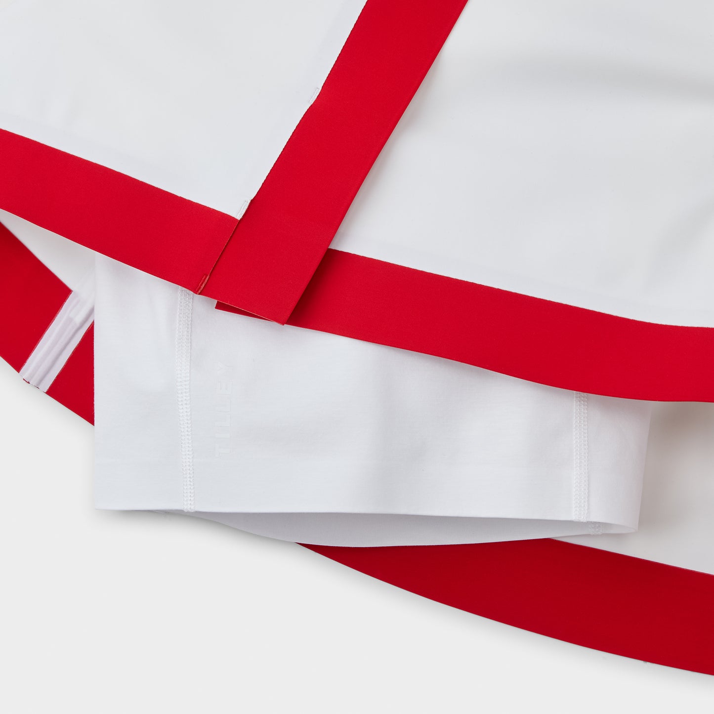 Contrast Stripe Skort - White