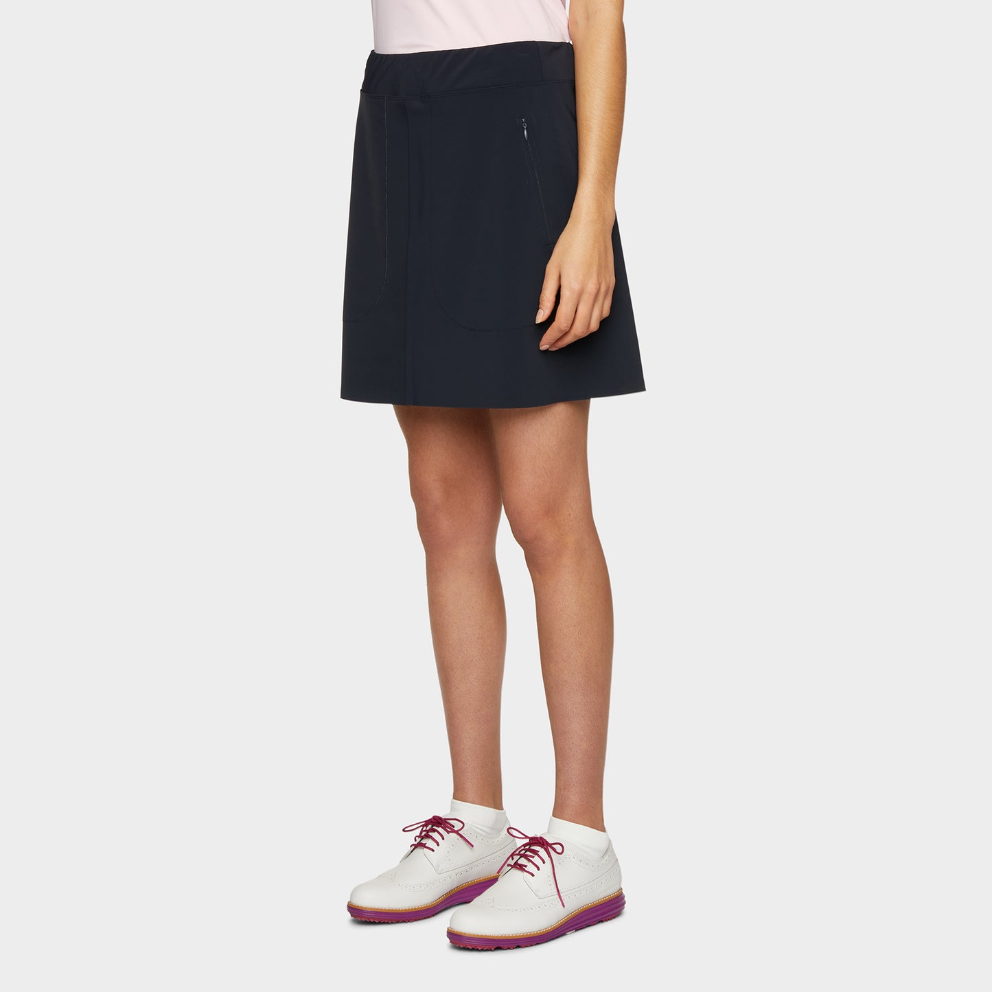 A-Line Pocket Performance Skort - Navy