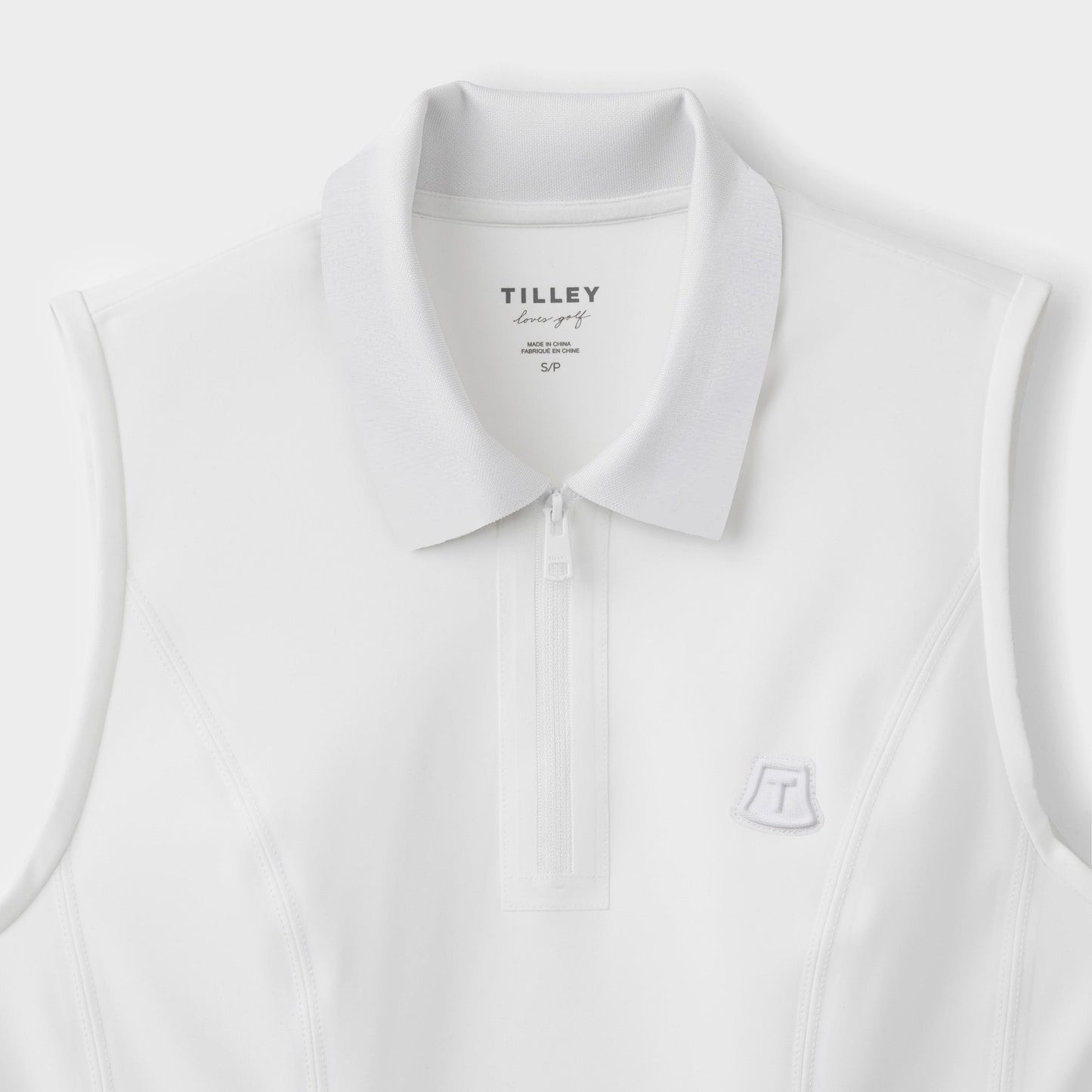 Polo Dress - White/White