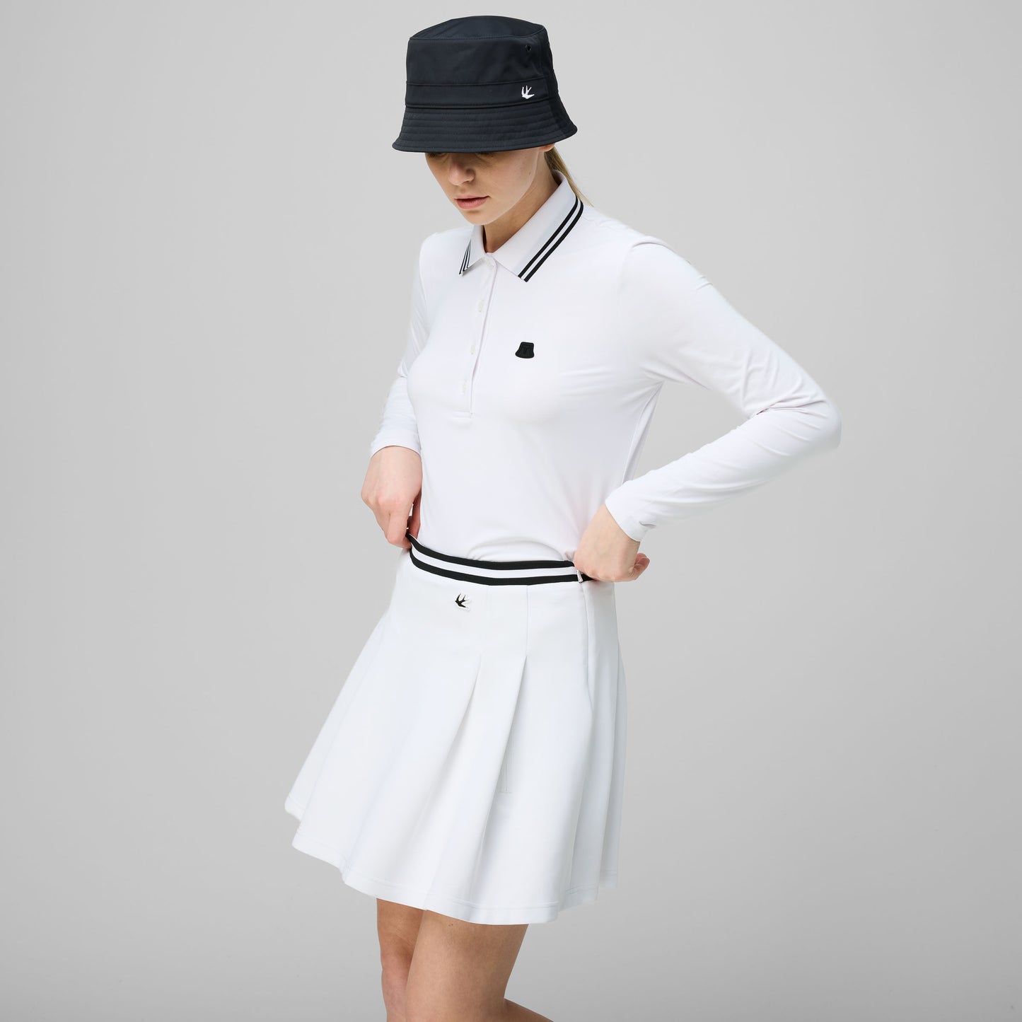 Polo Long Sleeve - White
