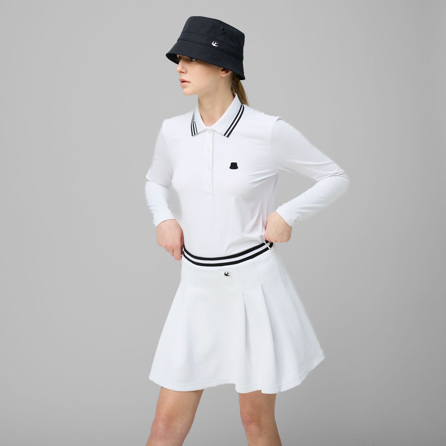 Polo Long Sleeve - White