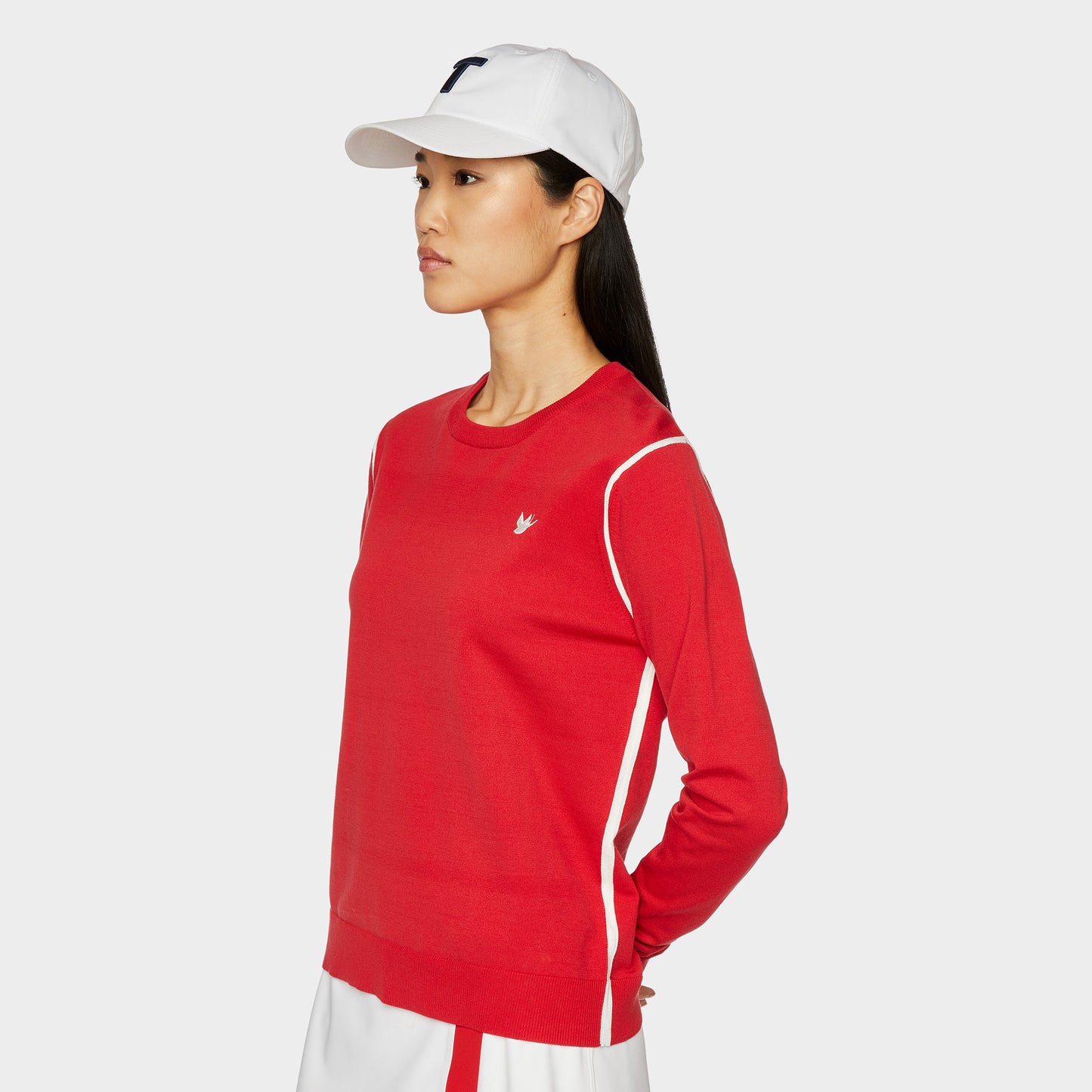 Classic Crewneck Sweater - Red