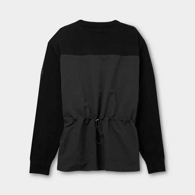 LS Mix Sweater - Black