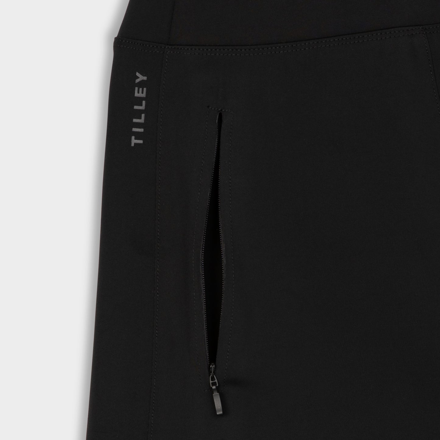 A-Line Pocket Performance Skort - Black