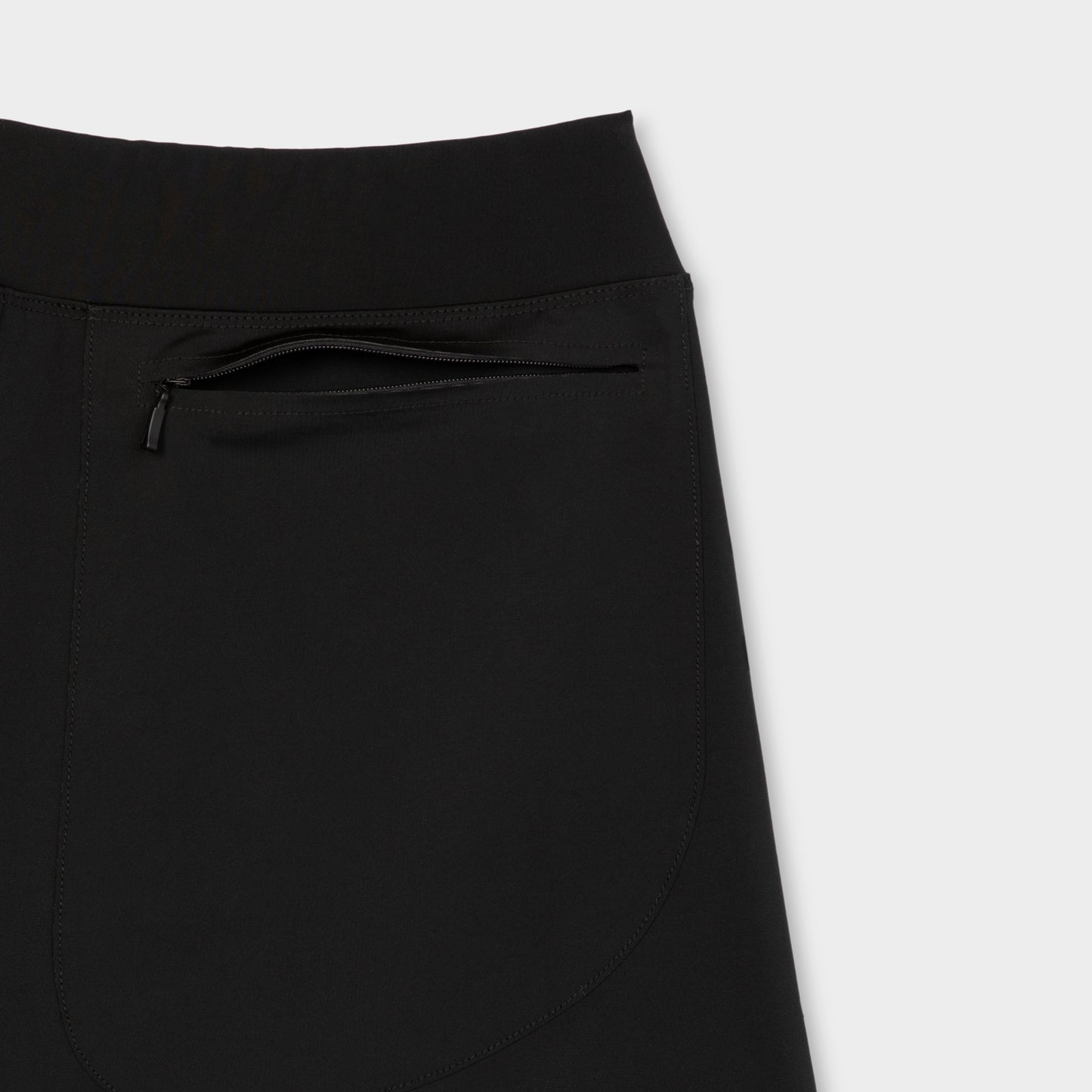 A-Line Pocket Performance Skort - Black