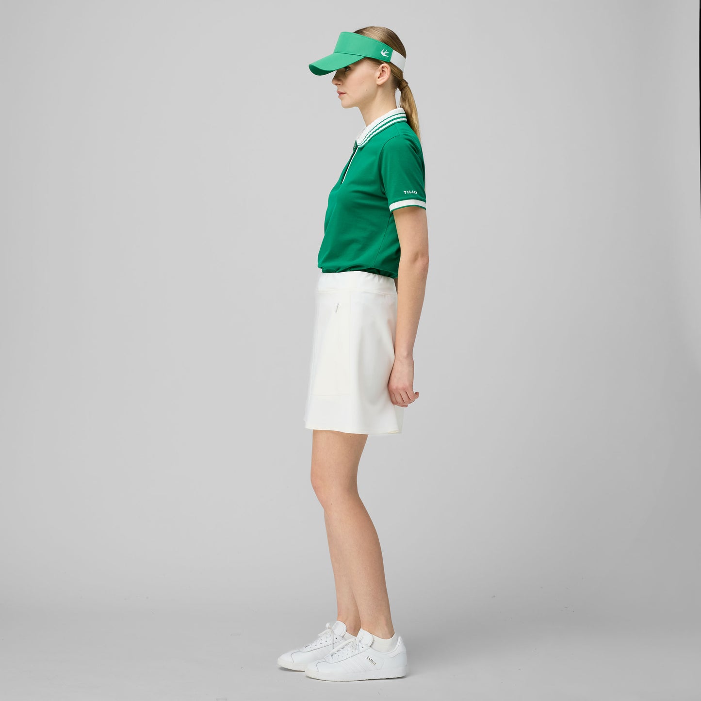 A-Line Pocket Performance Skort - White