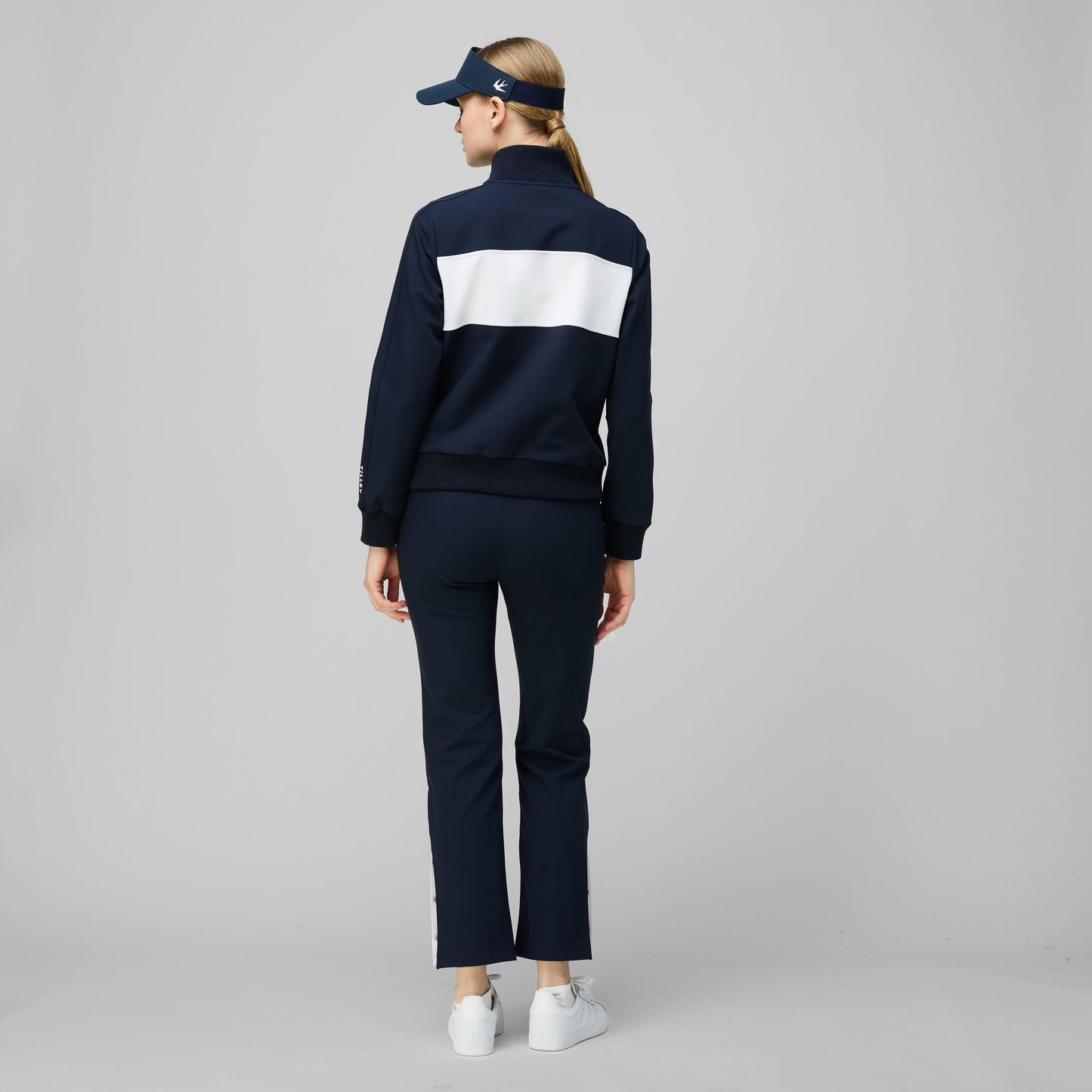 Striped Sport Pant - Navy/White