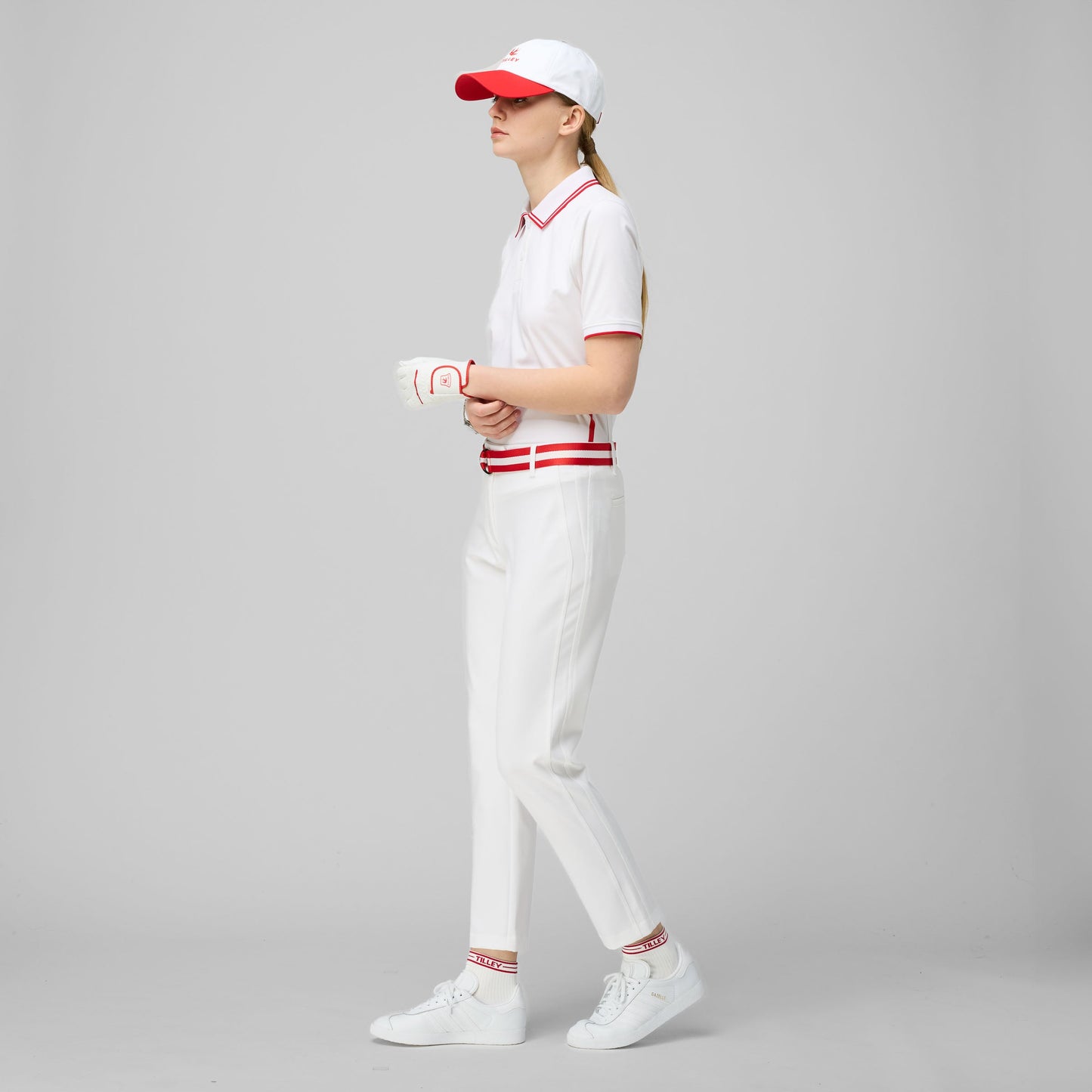 Side Panel Sport Pant - White