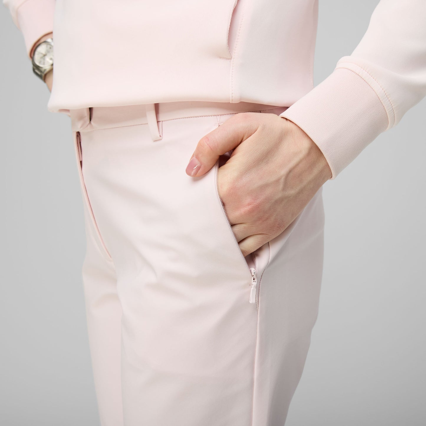 Tech Stretch Cropped Pant - Barely Pink