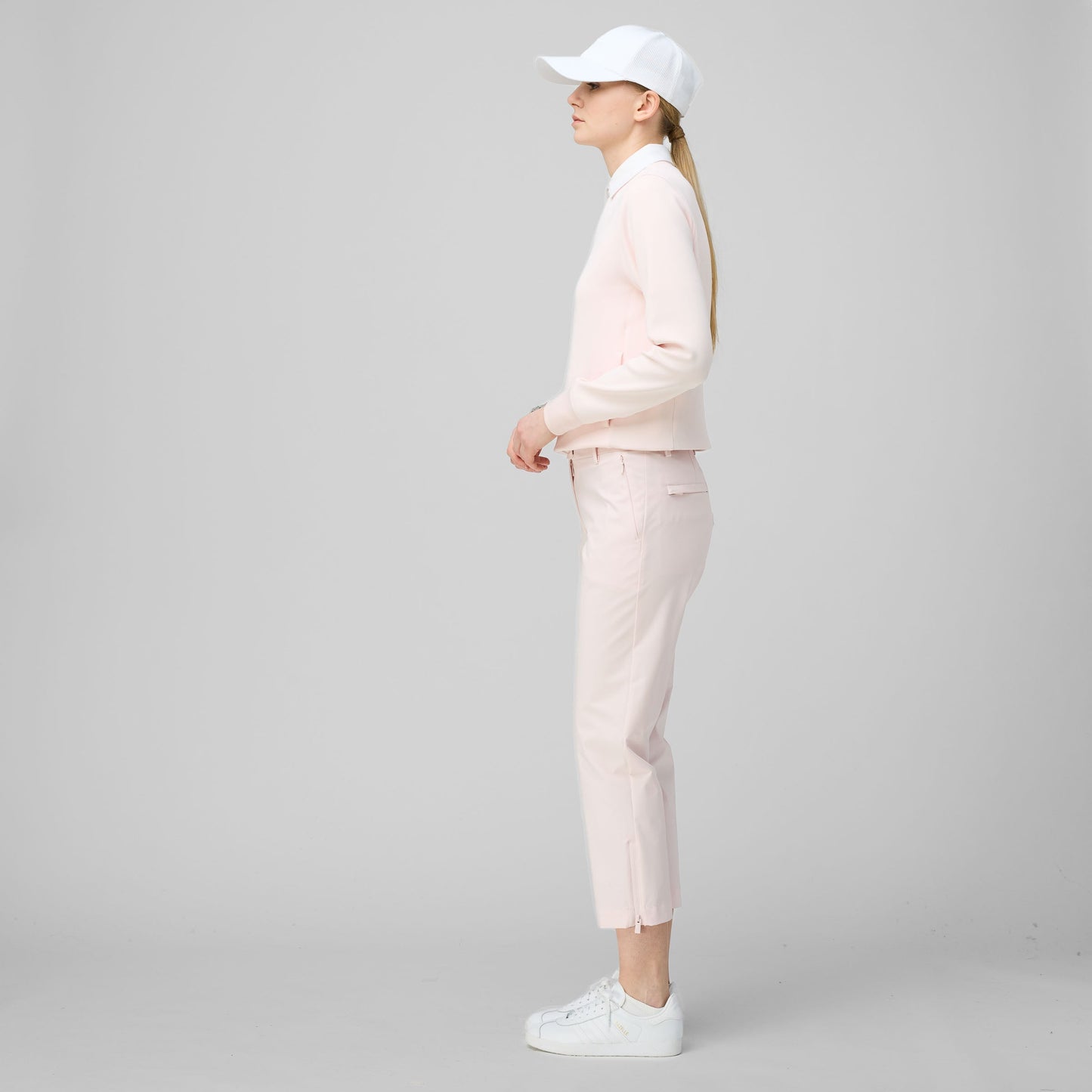 Tech Stretch Cropped Pant - Barely Pink