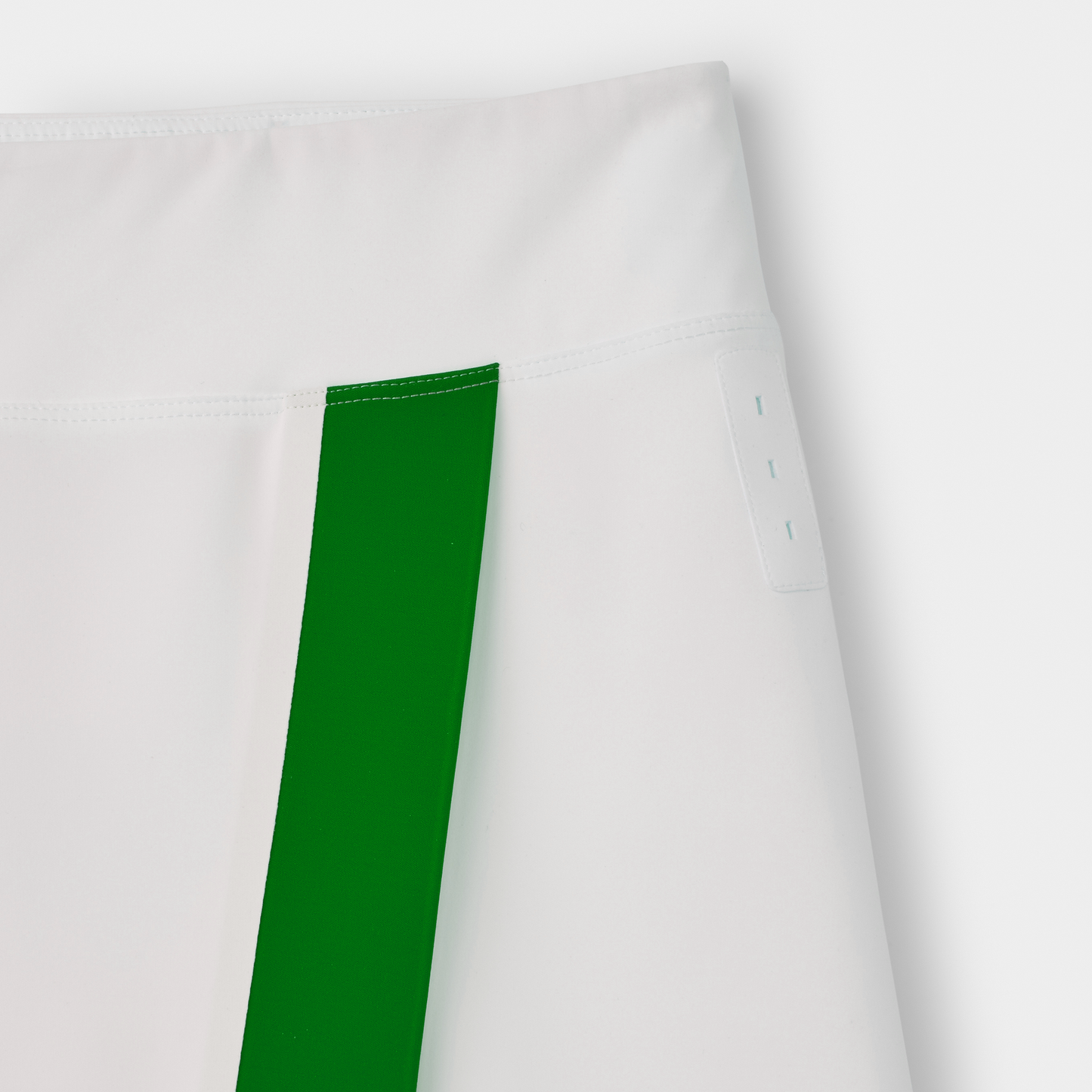 Contrast Sport Skirt - White/Sport Green