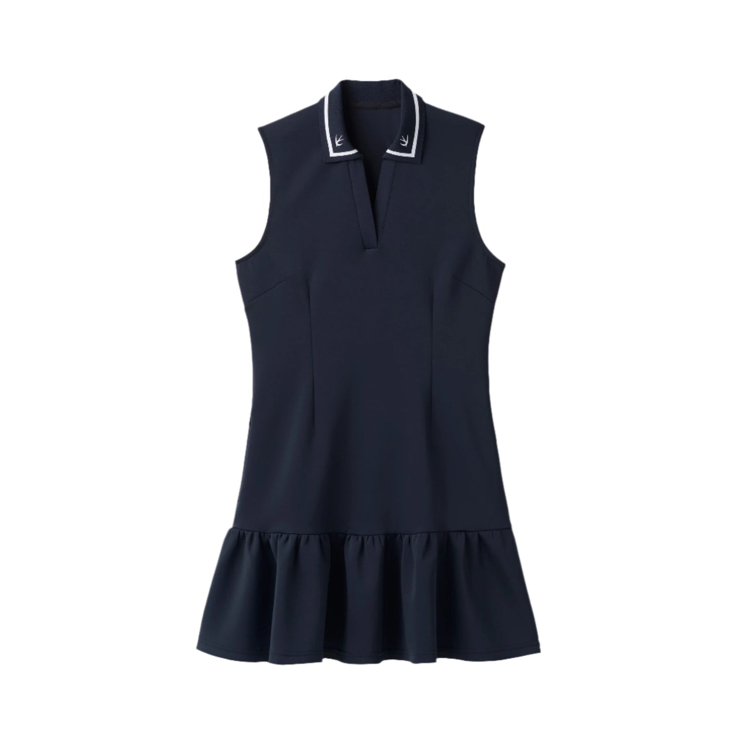 Airloft Ruffle Hem Dress - Navy
