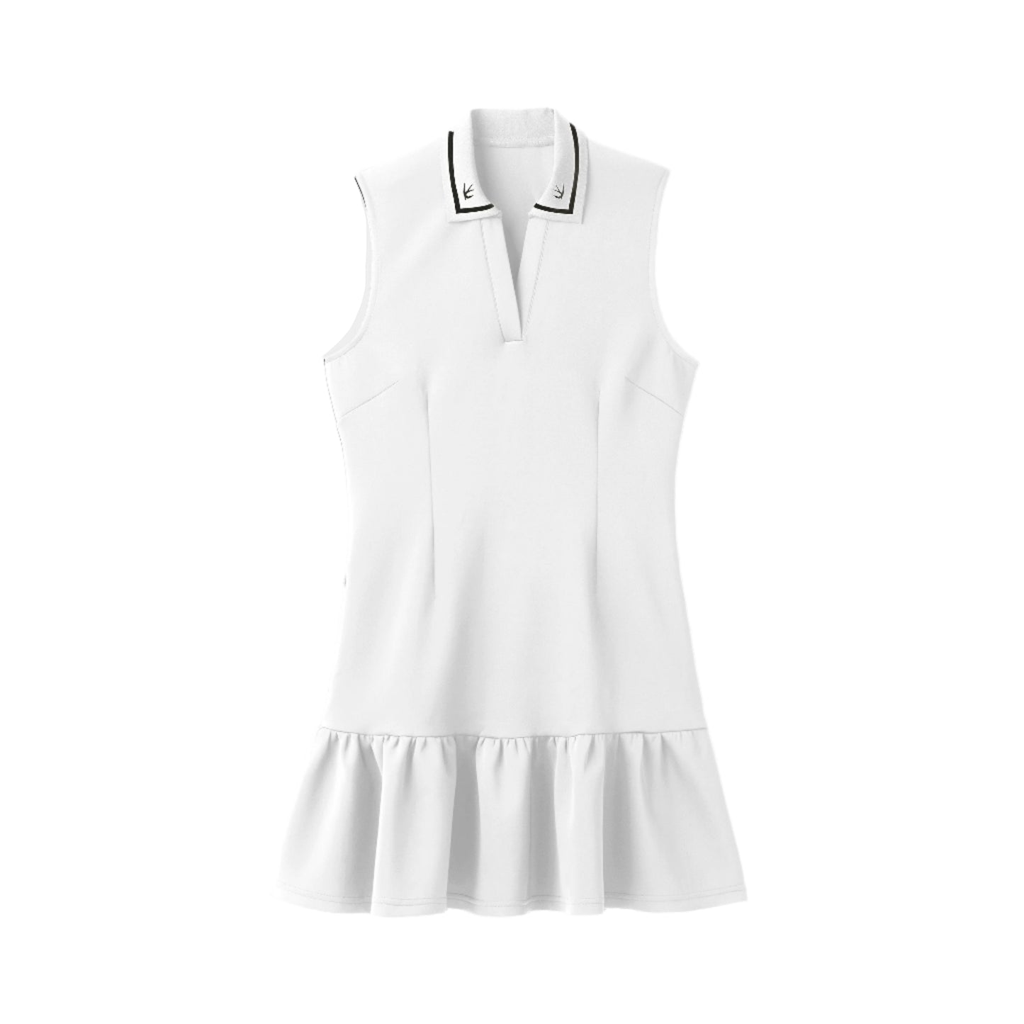 Airloft Ruffle Hem Dress - White