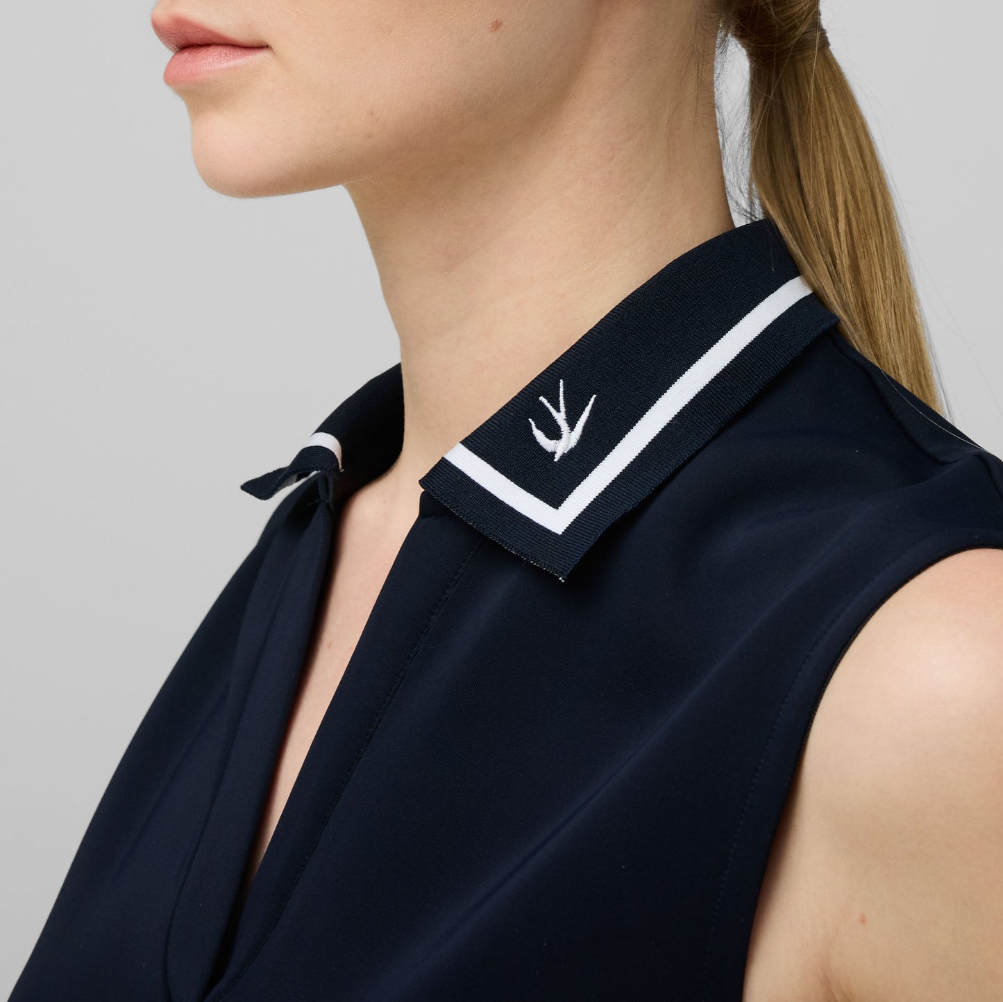 Airloft Ruffle Hem Dress - Navy