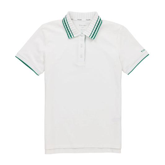 Team Polo - White/Sport Green