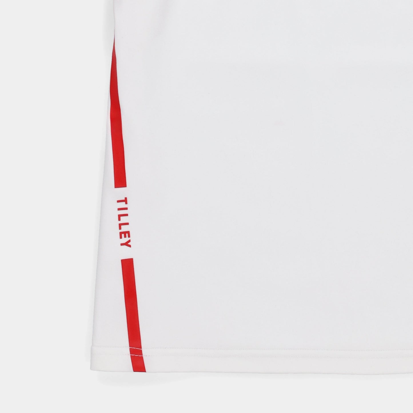 Tech Jersey Club Polo - White/Sport Red