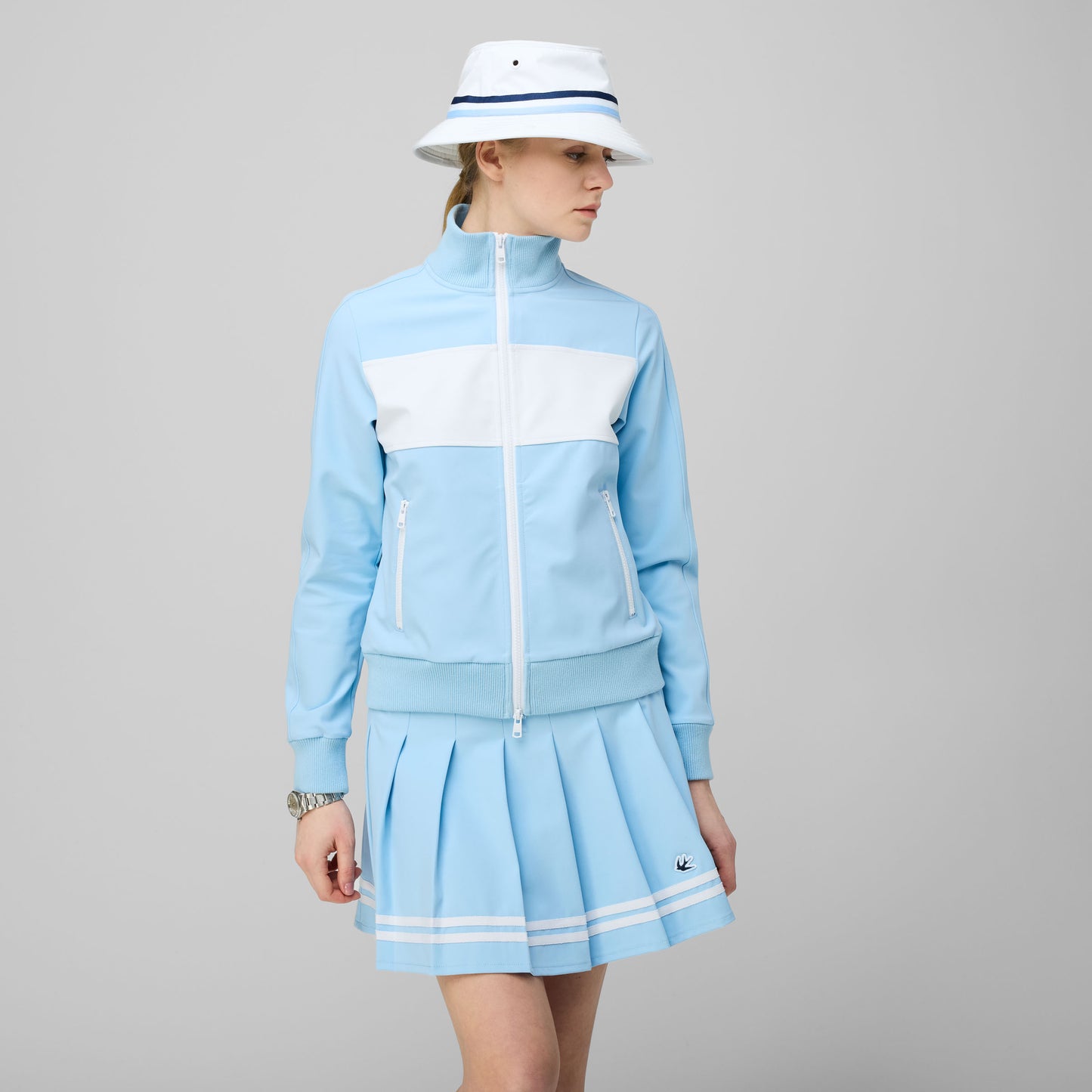 Warm Up Jacket - Powder Blue