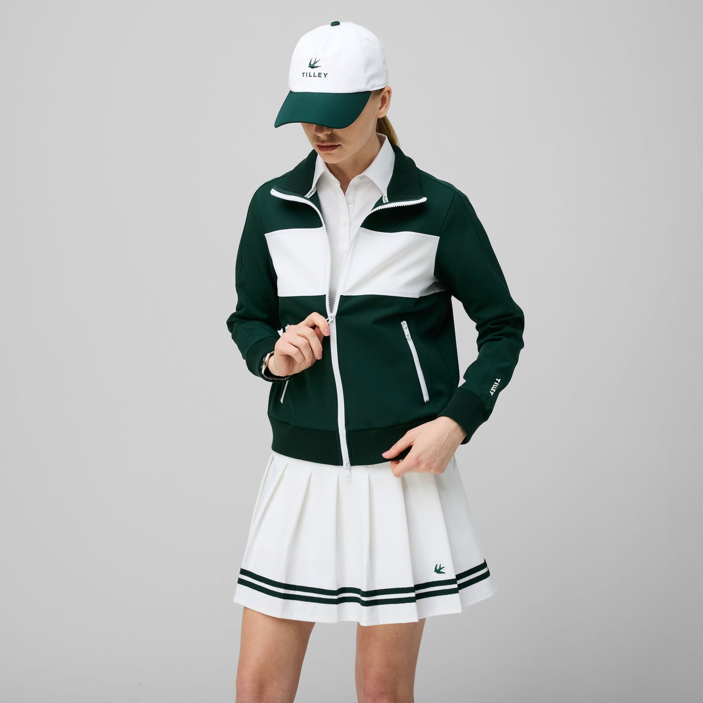 Warm Up Jacket - Pine Green