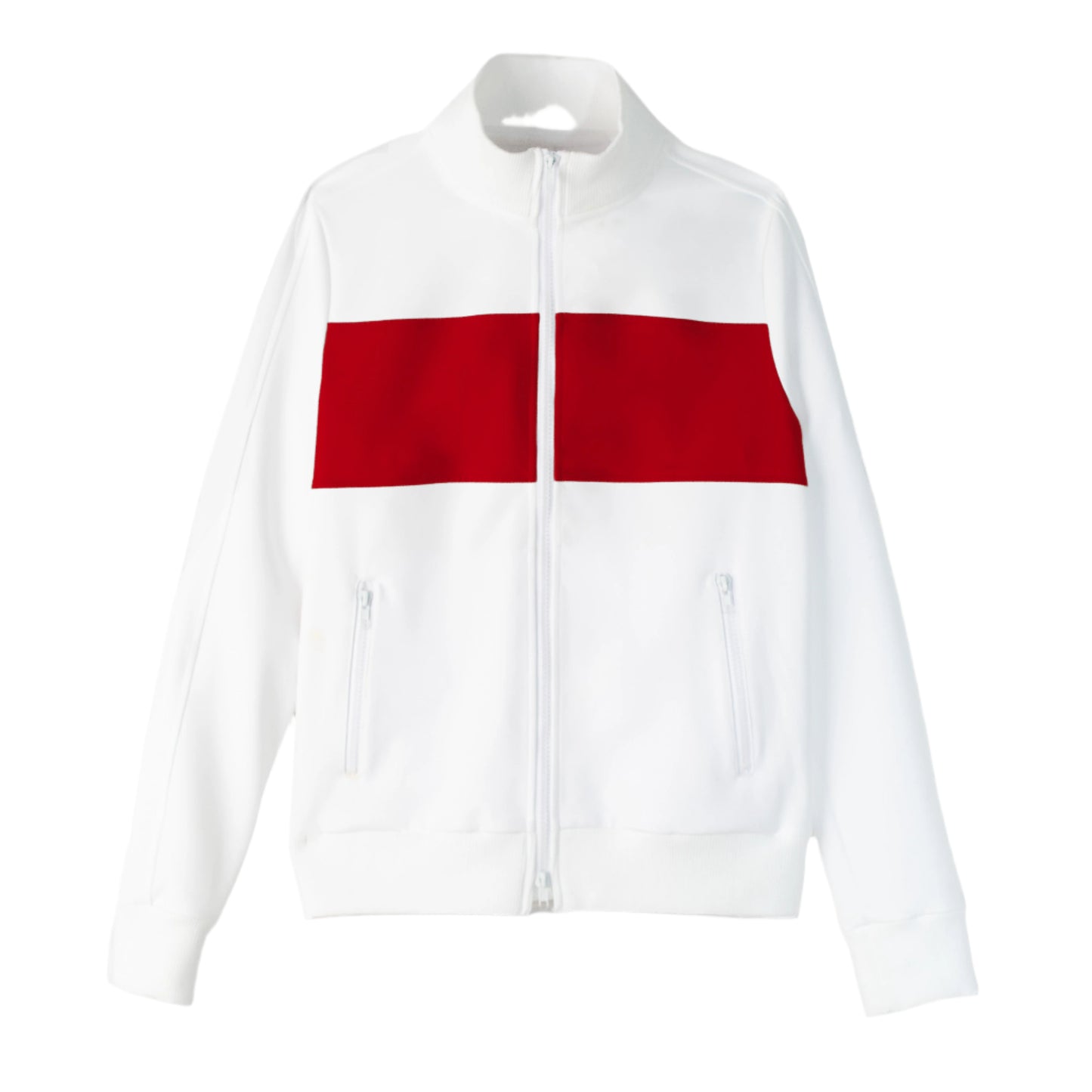 Warm Up Jacket - White/Sport Red