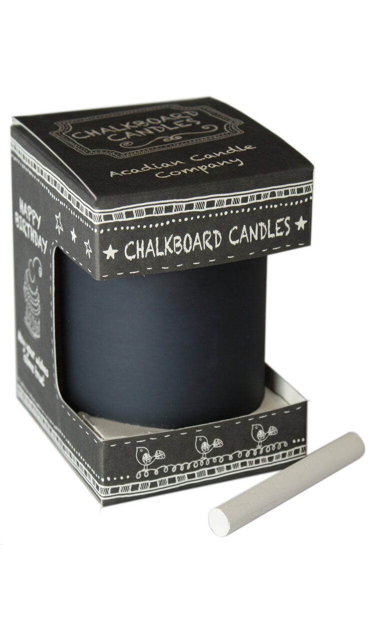 Chalkboard Candle