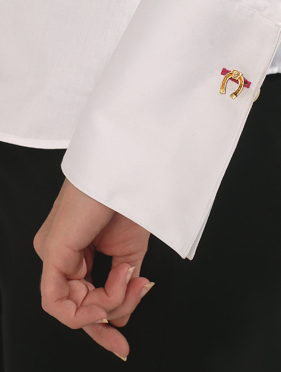 Horseshoe Cufflinks - 14k Gold