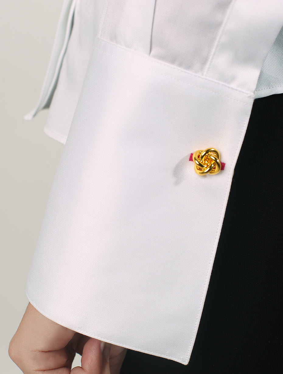 Knot Cufflinks - Gold