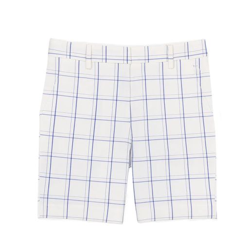 Match Point Check Short - White/Blue Check