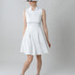 Polo Dress - White/White