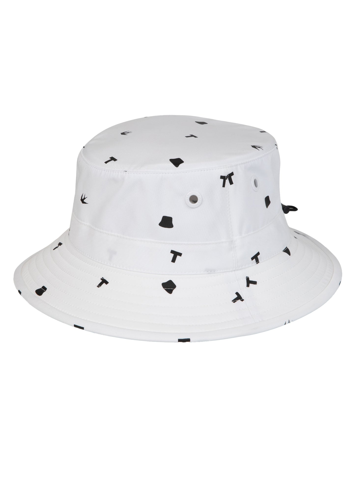 Icon Print Golf Bucket - White/Black Print