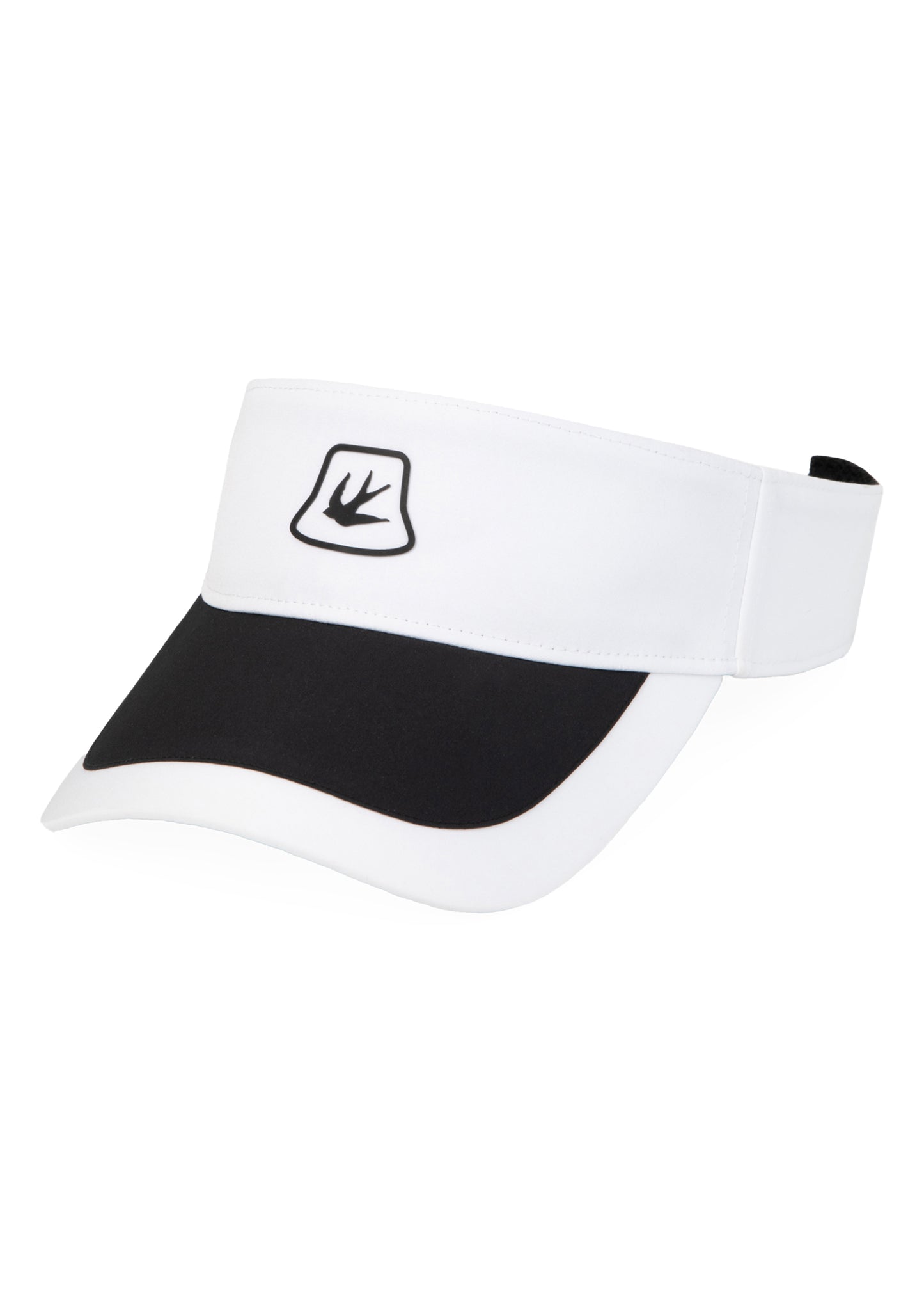 Contrast Golf Visor - White/ Black