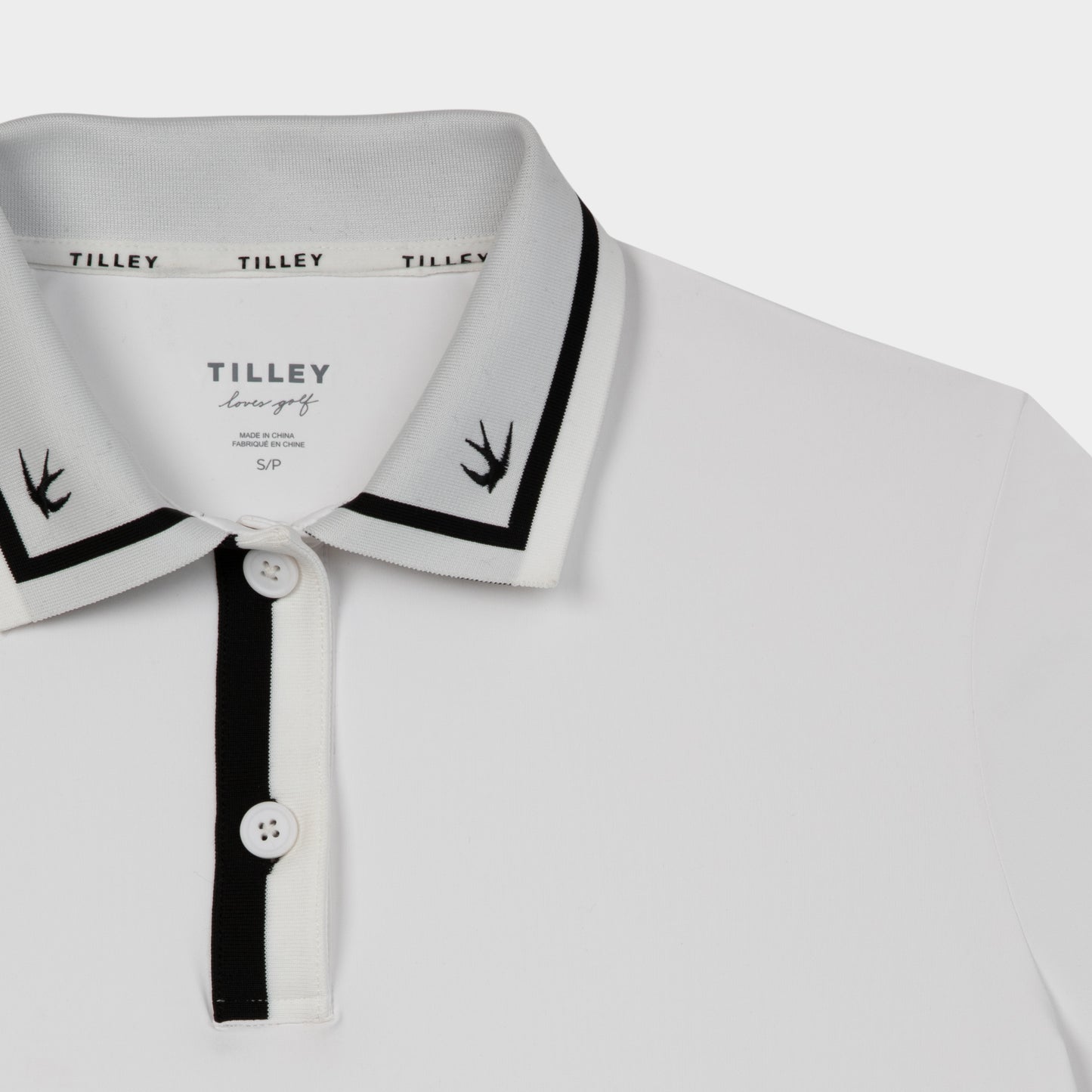 Boxy Polo - White/Black