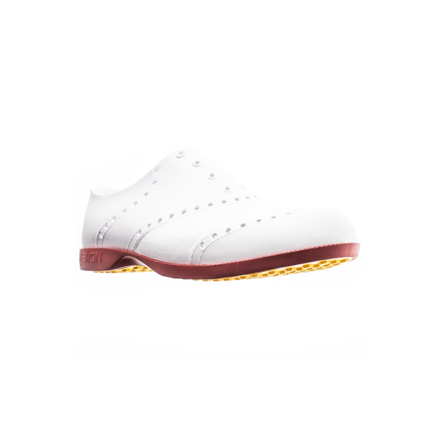 Biion Oxford - White/Red Pink Tartan