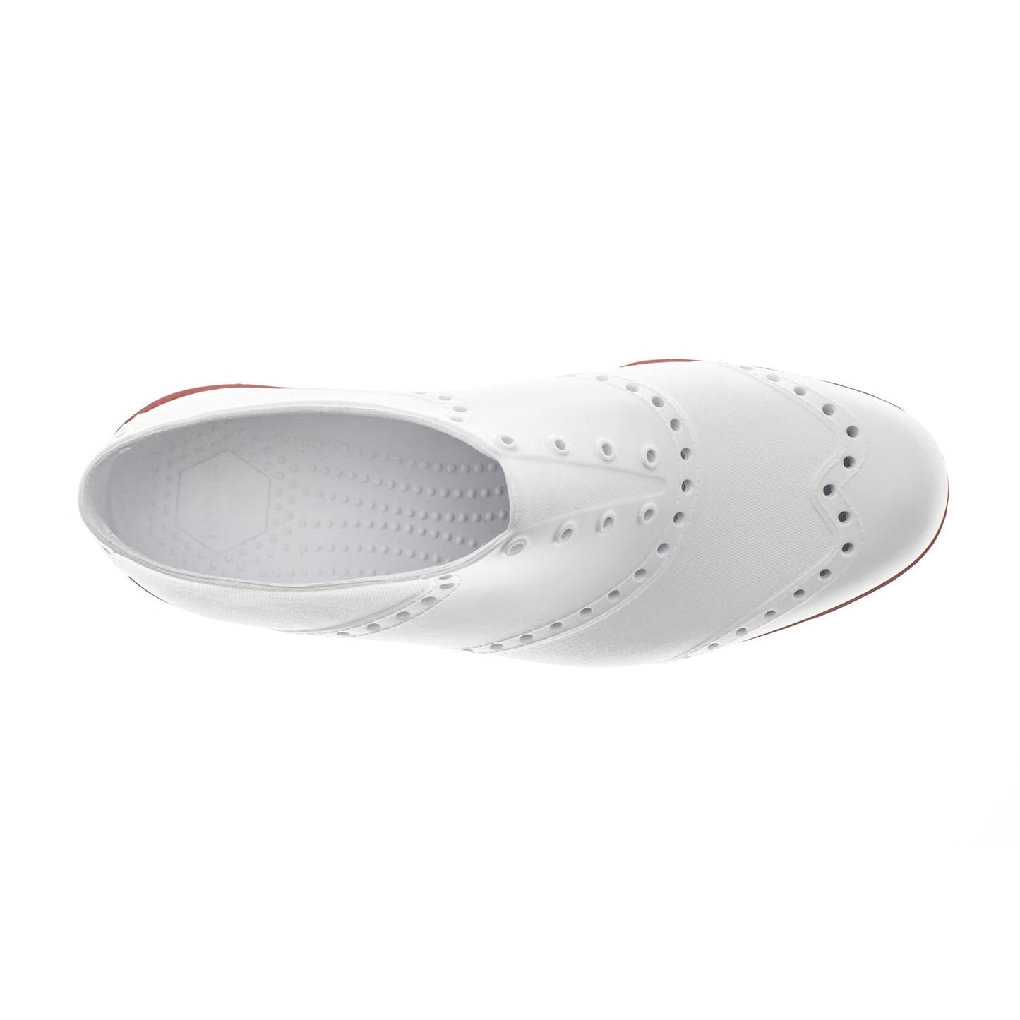 Biion Oxford - White/Red Pink Tartan